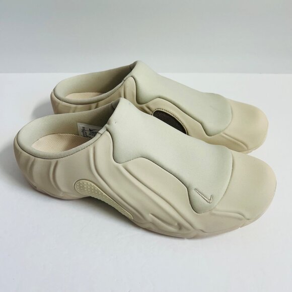 NEW Nike Clogposite Mule Shoes FQ8257-100 Size 10 Light Orewood Brown main image 4